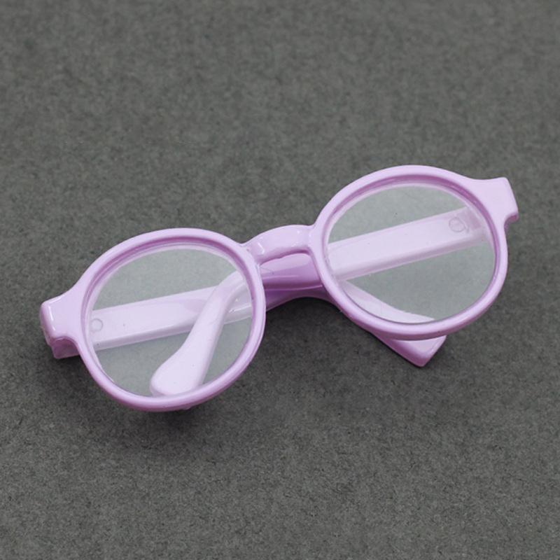 1Pcs Glasses For Mini Cotton Dolls Plastic Glasses Plush Doll Sunglasses Decoration Candy Colored Glasses Doll Accessories