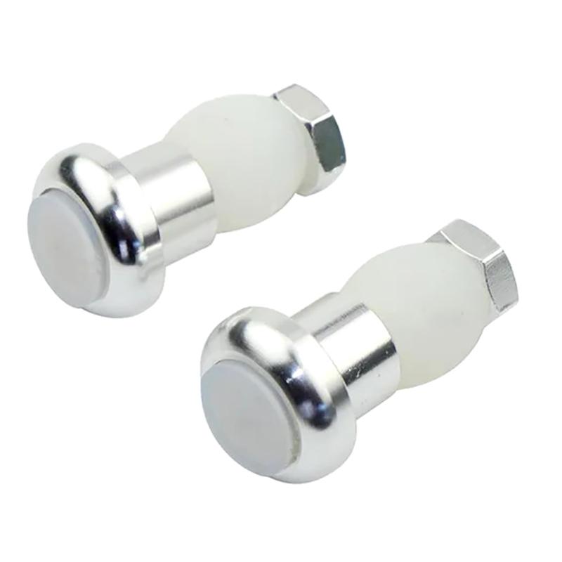 1 Pair Safety Cycling Bike Turn Signal Handle Bar End Plug Led Red Light Lamp Magnetic Handle Light Night Riding Warning Light