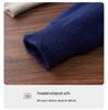 2025 Men's Autumn/Winter Color Block Cashmere Knit Jacquard Sweater - Loose Long Sleeve Base Layer