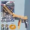 Rubber Band Pistol Toy Easy To Load Handmade Toys Guns Mini Metal Rubber Guns Outdoor Shooting Toy