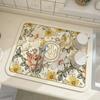 Diatomaceous Earth Non-Slip Mat Kitchen Draining Mat Heat Insulation Coaster Water Absorption Mat