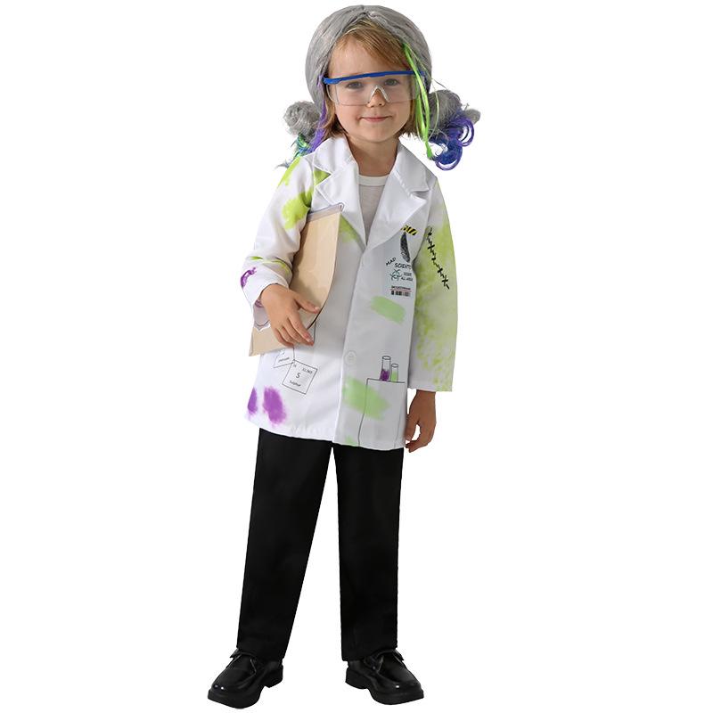 Kids' Mad Scientist Kindergarten Performance Costume
