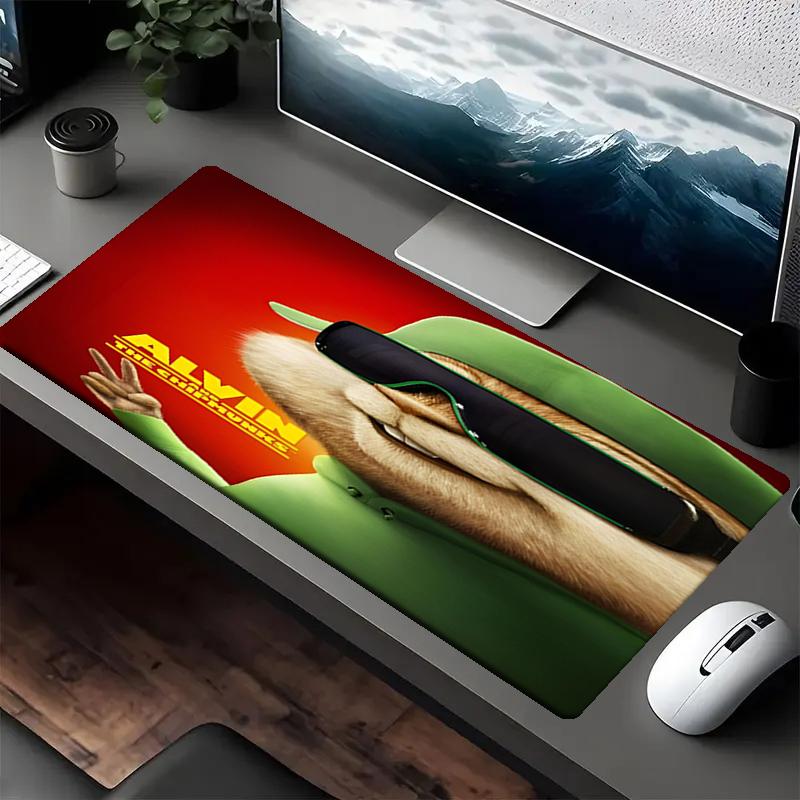 Alvin and the Chipmunks Theme Mouse Pad, Non Slip Rubber Base, Multifunctional Office & Home Decor, Perfect for Workspace Personalization.