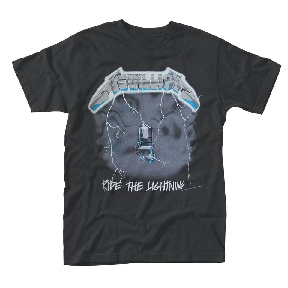 Metallica Ride The Lightning Autorizzato Uomo Maglietta