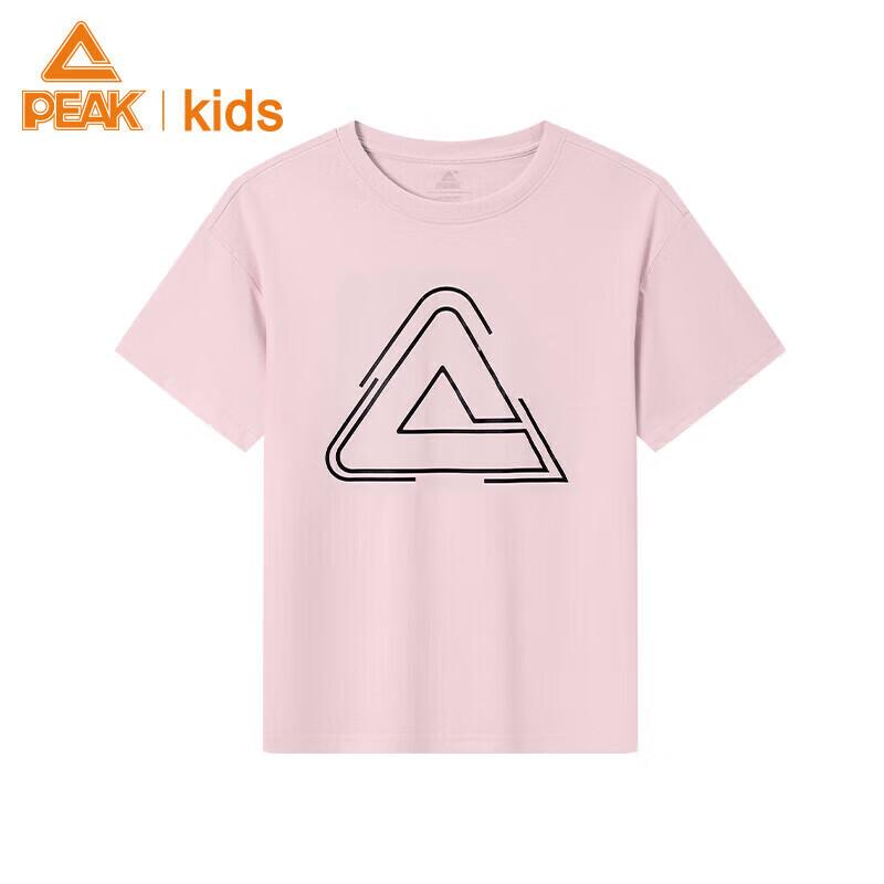 PEAK Kids  Breathable 100% Cotton Short Sleeve T-Shirt 170
