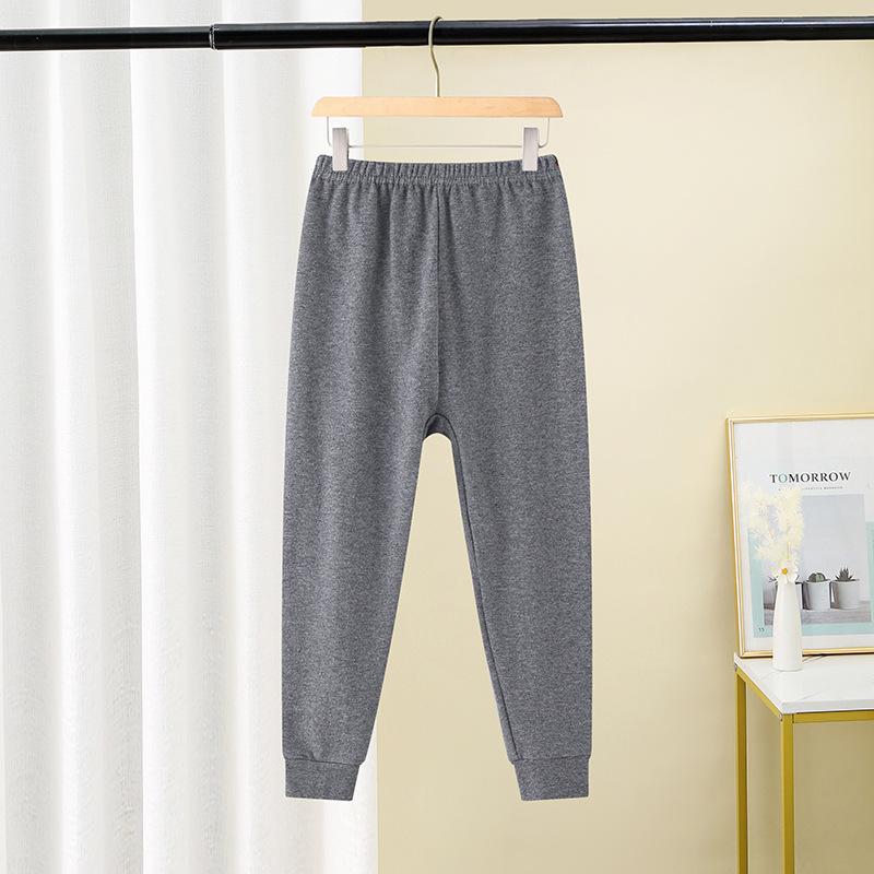Kids' Pure Cotton Autumn Trousers: Soft Inner Wear for Boys and Girls, Lightweight Pajamas for Spring and Fall