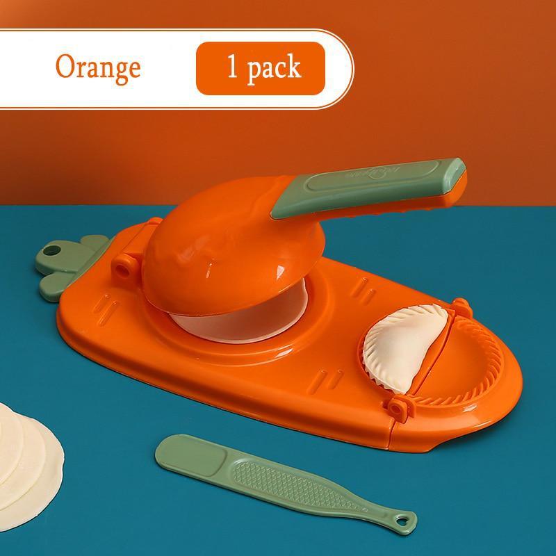 1PC Kitchen 2in1 Make Dumplings Dumpling Mold Pressing Dumpling Skin Rolling Dough Dumpling Machine