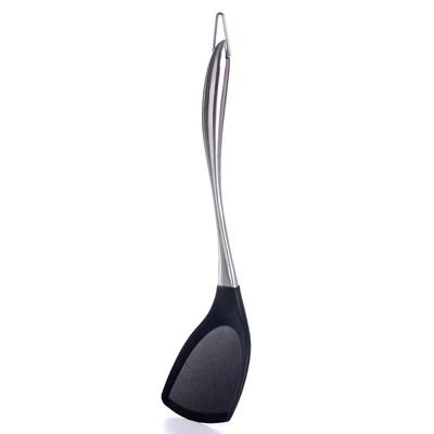 Non-Stick Silicone Cooking Spatula Turner Large Soup Spoon Ladle Stainless Steel Handle Serving Spoon Kitchen Cooking Utensils