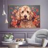 5d DIY Diamond Painting Cross Stitch Cute Animals Pet Dogs Diamond Embroidery Mosaic Full Round Drill Home Decor Arts