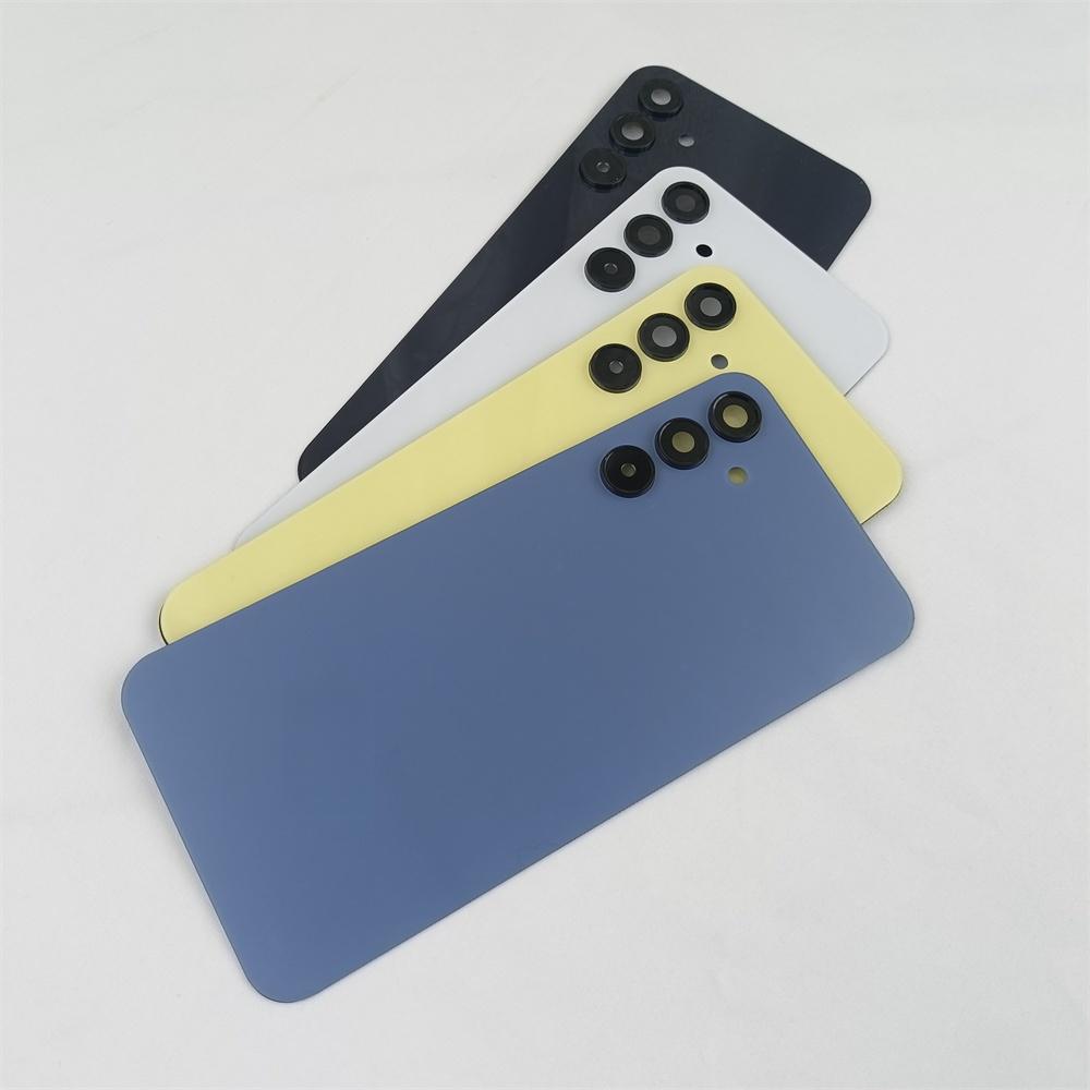 For Samsung Galaxy A15 A 15 4G SM-A155F Glass Back Battery Cover Rear Door Housing Replacement Parts With Camera Lens