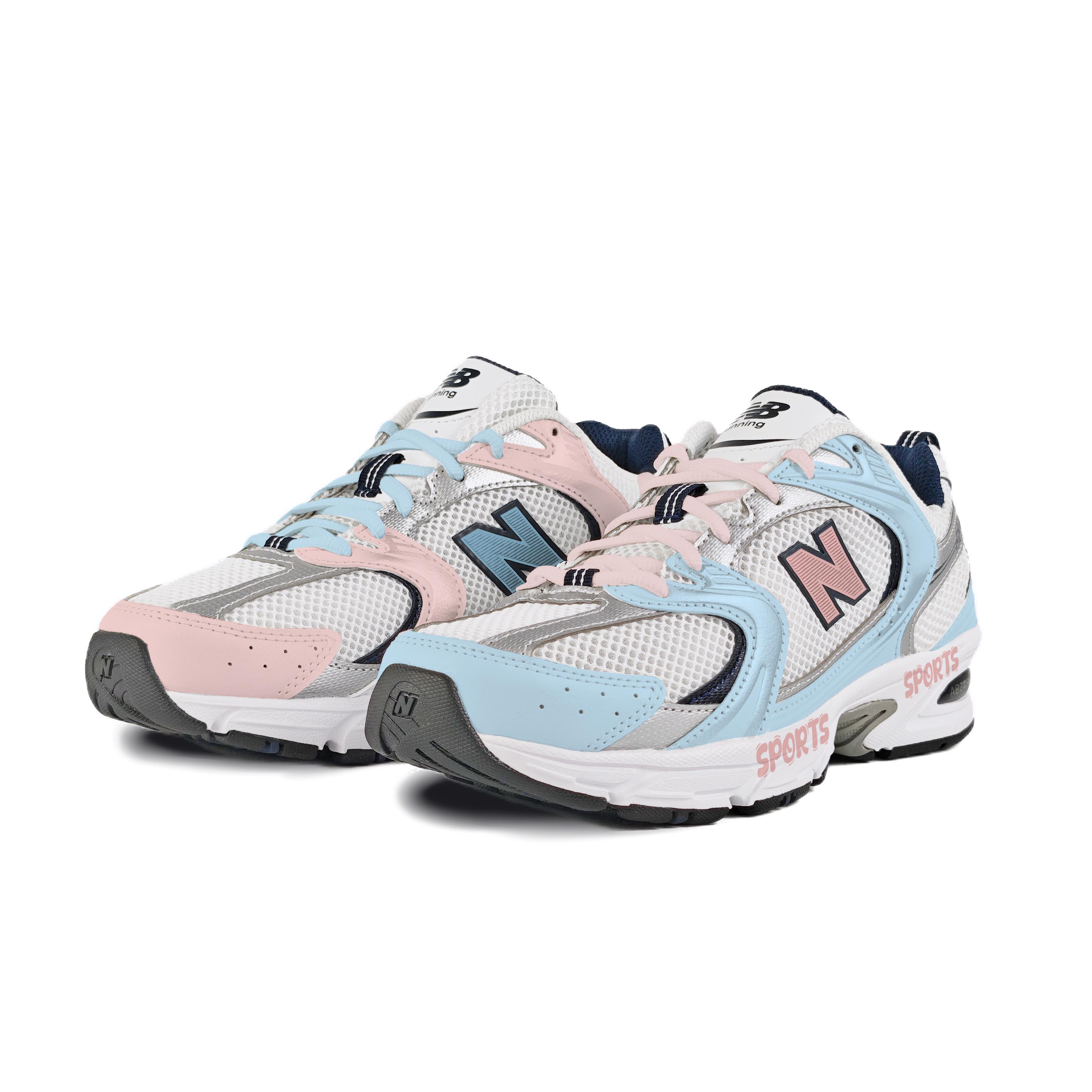 

New Balance NB 530 Abrasion Resistant Low top Running Shoes Unisex Pink Blue MR530SG(Team352-) D 44