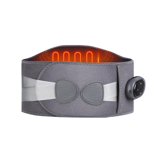 Lumbar Support Belt with Heat And Massage Adjustable Lower Back Pain Relief Wrap 3-in-1 Heating Pad And Vibration Massager