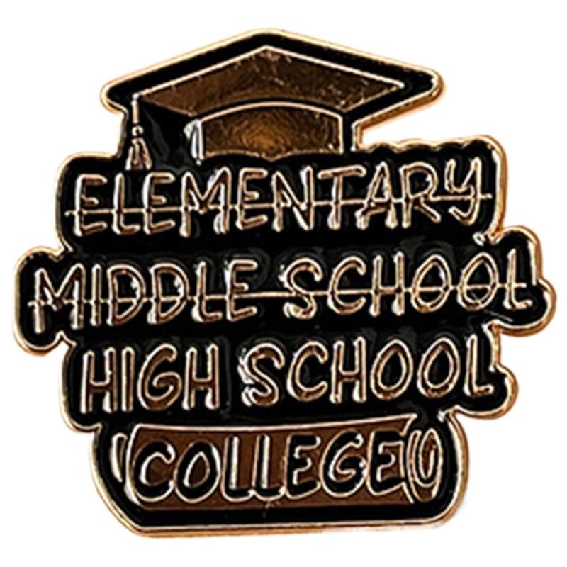 Graduation Hat Enamel Lapel Pin for Student, Graduate Enamel Lapel Pin for Graduation Gown Graduation Hat Decoration