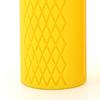 2Pcs Silicone Barbell Grips Prevent Slip Thick Bar Dumbbell Grips for Weightlifting Muscle Growth Hands Stress Relieve Yellow