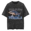 Yk Tshirt Men New In Top  Tees Mens TShirt Vintage Washed Bombardiro Crocodilo T Shirt Funny Plane Bomber Crocodile Meme