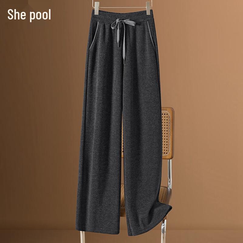 

Women s Drawstring Elastic Waist Casual Sports Pants XL