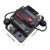 30A bis 300A 12V-24V Schutzschalter Stromschutz Sicherung Trolling mit manuellem Rücksteller Wasserdicht Auto Boot Manuell