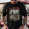 Yellowstone Streichel die flauschigen Kühe nicht Shirt, Lustiges Bison Meme T-Shirt Unisex T-Shirt