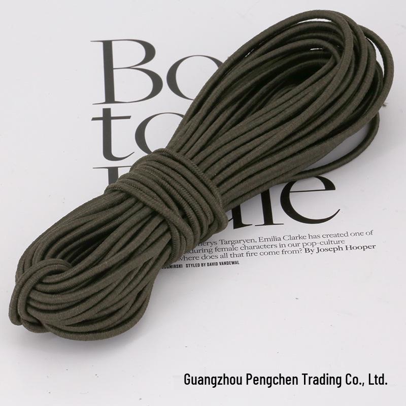 2.5mm High Elasticity Colorful Elastic Rubber Cord