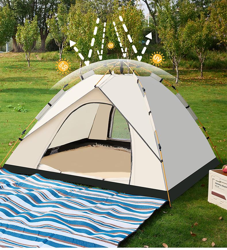 Automatic Foldable Camping Tent - Portable, Thickened, Rainproof & Sun-Protected for Outdoor & Indoor Use