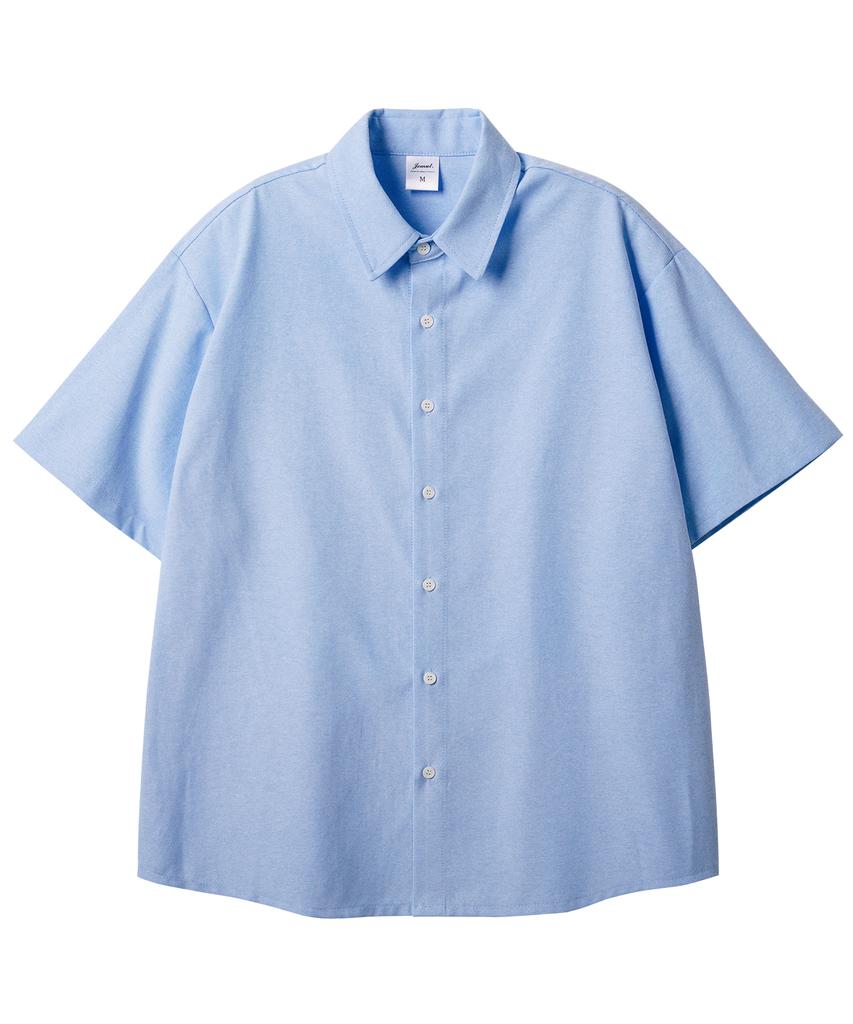 JEMUT [2Pack] City Oxford Half Shirts 6-Piece 2Pack Kjss2507 (A Type)