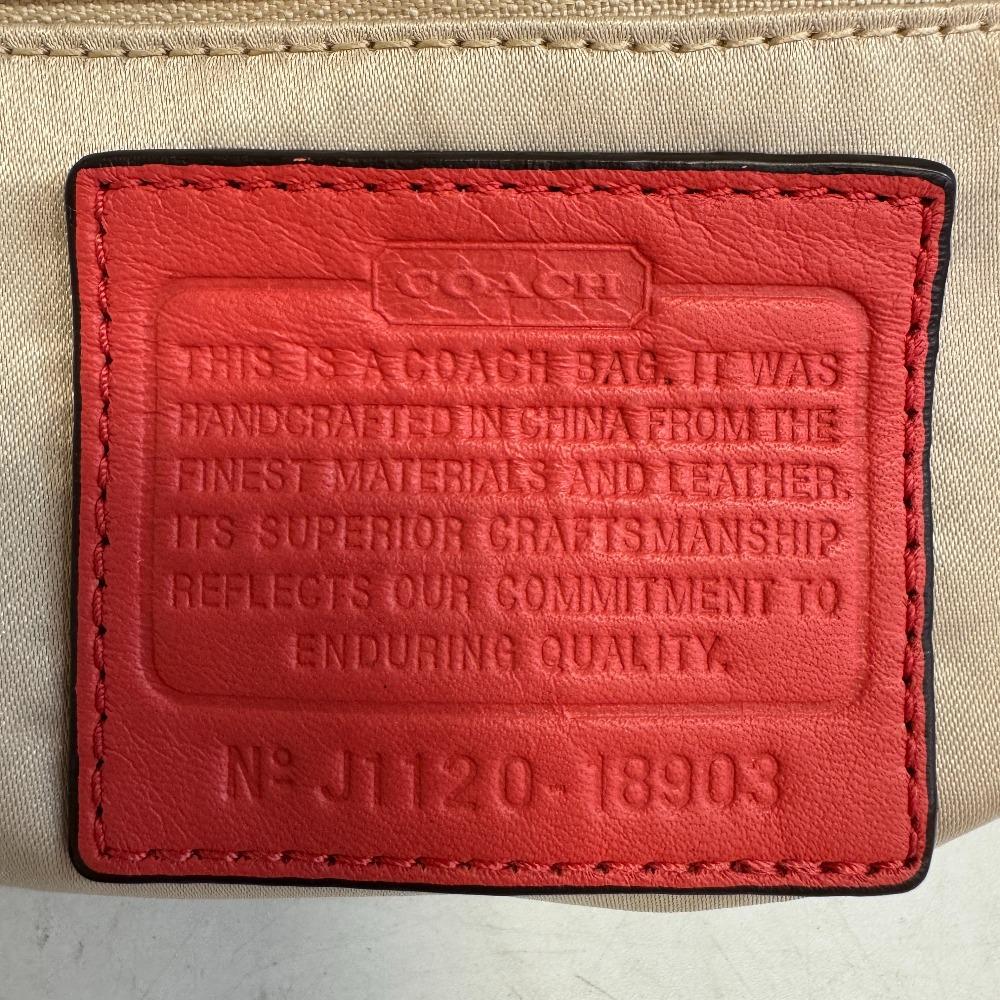 Coach 18903 Signature Canvas Umhängetasche beige Canvas Damen Gebraucht