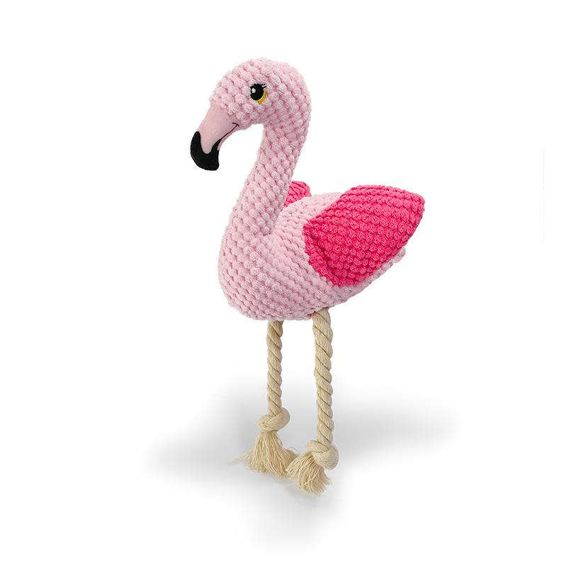 Plush Dog Parrot Toy Bite Resistant Squeaky Dog Toys for Small Large Dogs Puppy Pets Training Accessories Pet Products