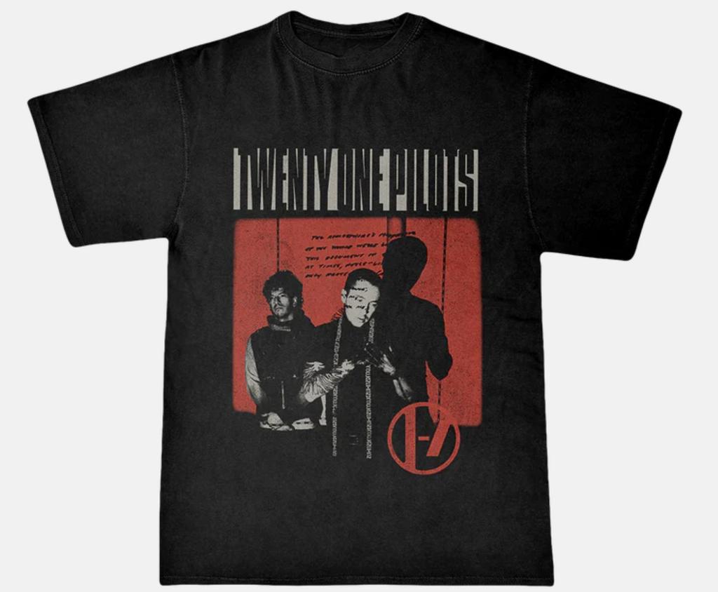 Twenty One Pilots Gerahmtes Premium Garment Dye T-Shirt Streetwear T-Shirt Mode T-Shirts Herren Damen Bekleidung Grafik T-Shirts