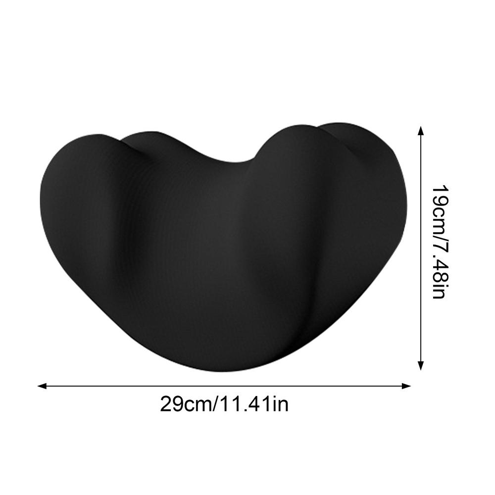 Autositz Nackenkissen Ergonomisches Herzförmiges Kopfstützkissen für Auto Atmungsaktives Kopfstützkissen für lange Fahrten für LKWs SUVs