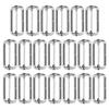 20Pcs Metal Rectangle Adjuster Durable Fadeless Exquisite Wide Application Metal Buckle for Clothes