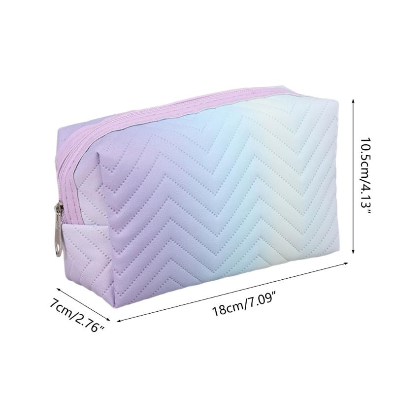 Fashionable PU Storage Bag Travel Toiletry Bags Makeup Organizer for Skin Care and Beauty Items