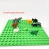 8pcs Forest Animals Asst MOC Building Blocks Set DIY Toys Wolf Skunk Tiger Leopard Squirrel Lizard Rabbit Frog Model Bricks
