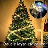 Home Decor Bows New Year Xmas Lights Strings Christmas Ribbon Christmas Tree Ornaments Decoration