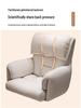 Cream Style Comfortable Computer & Makeup Chair for Girls' Bedroom