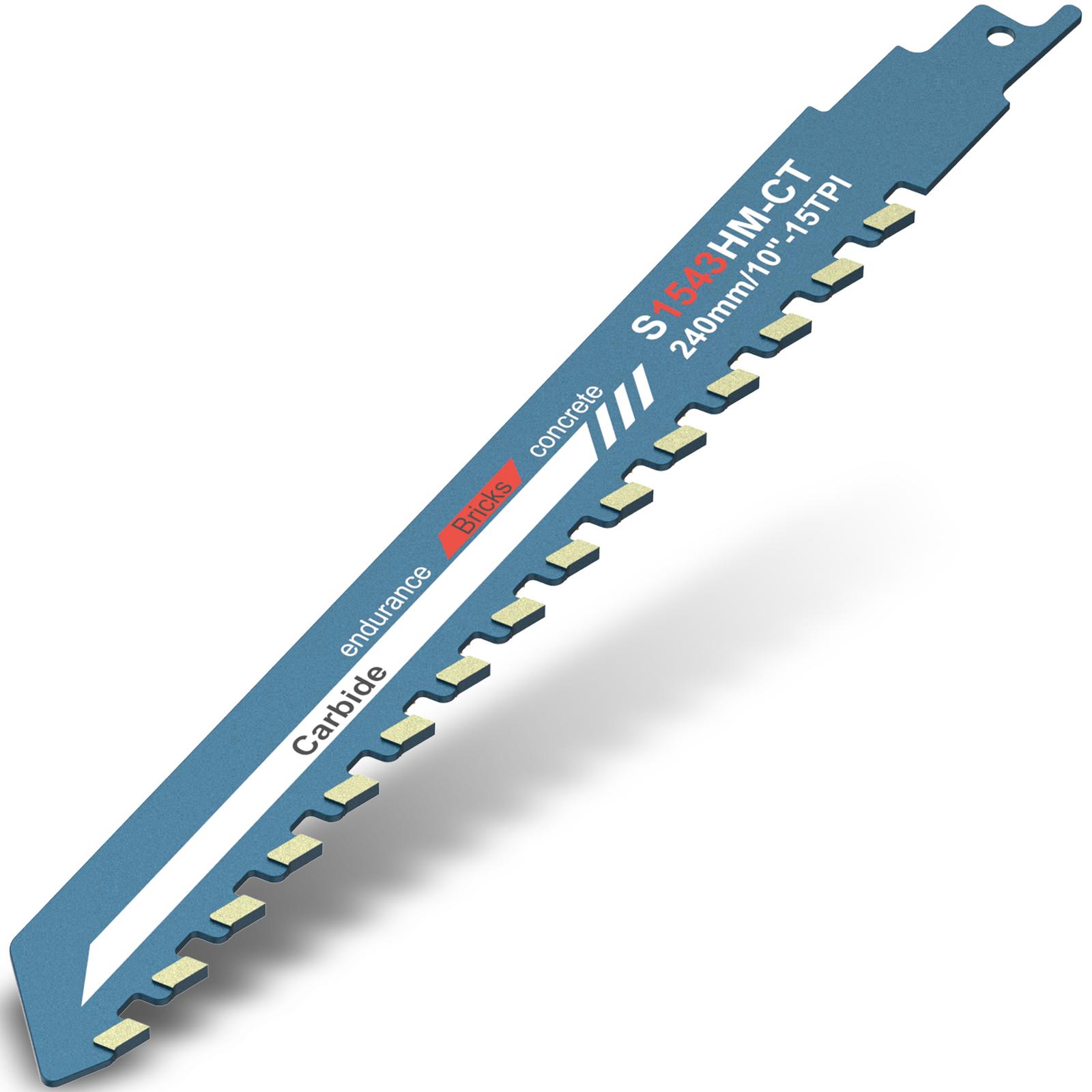 

10/12/18/20-дюймовый сплав возвратно-поступательного движения пильного полотна для резки бетонных блоков, красного кирпича и пустотелого кирпича Multipurpose Cutting