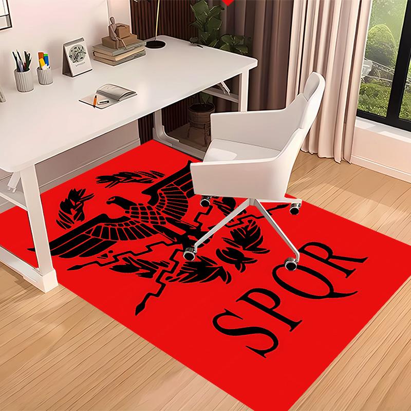 SPQR Roman Eagle1 Printed Absorbent Washable Carpet, Non-Slip Bathroom Mats, Kitchen Rugs, Yoga Mat,Living Room Entrance, Camping Picnic Rugs