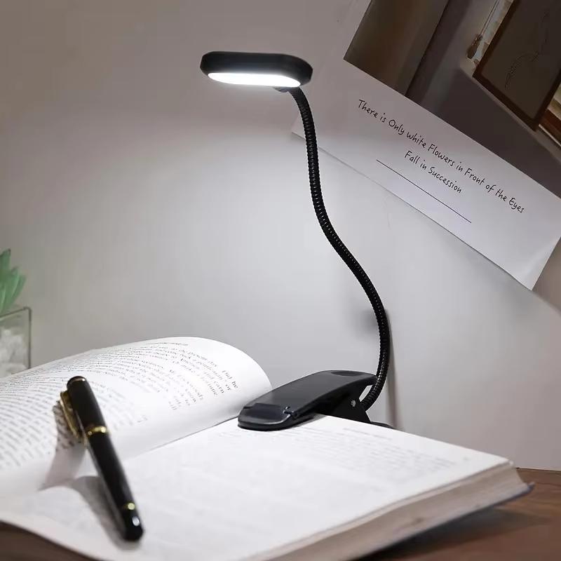 Mini Portable LED Book Light Eye Protection Reading Lamp Flexible Adjustable No Battery Learning Desk Lamp Easy Clip Night Light