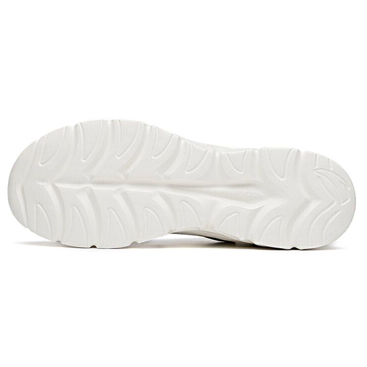 Anta Comfortable Cushioning Slip Resistant Abrasion Resistant Breathable Low top Running Shoes Men's White Blue 912125527-5