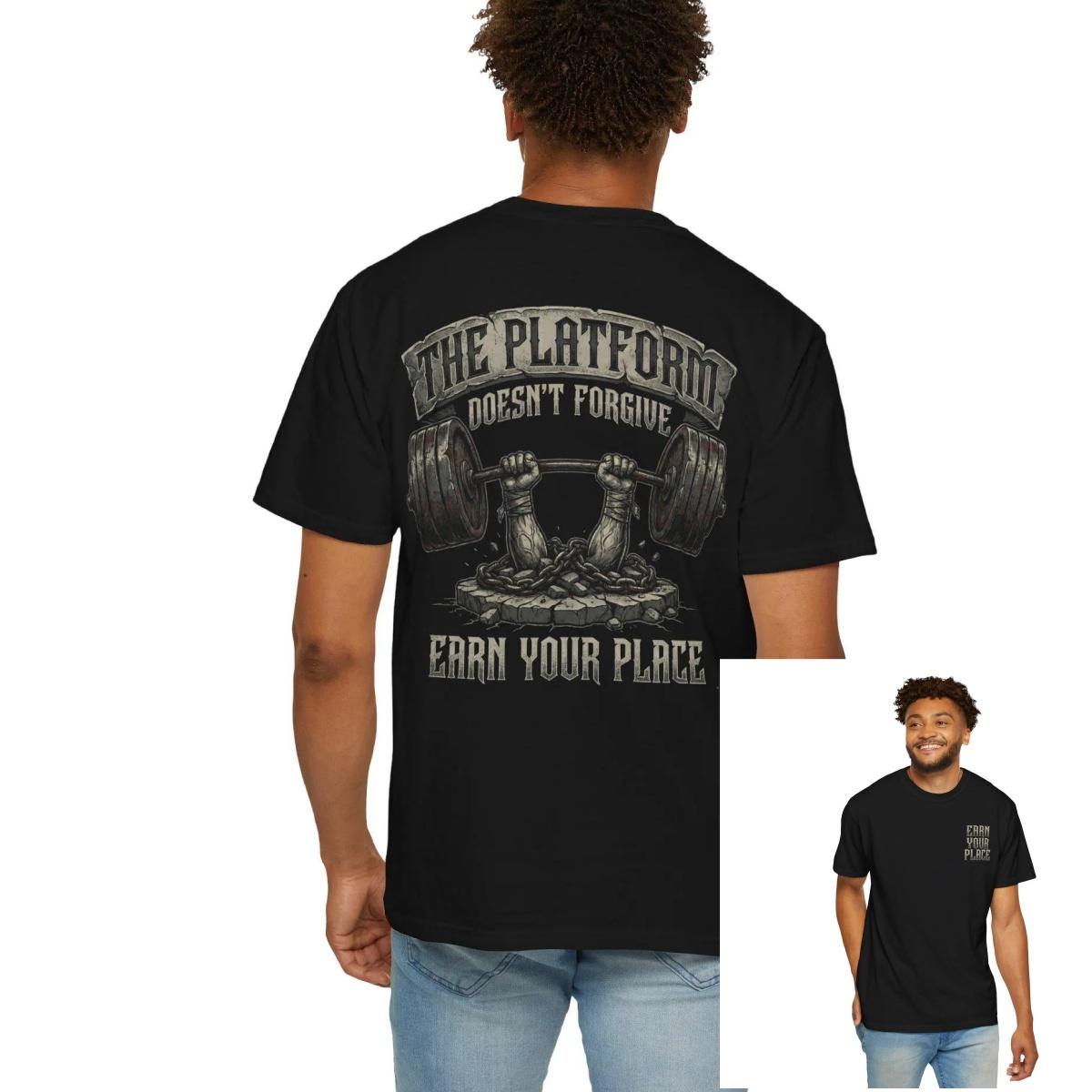 Iron Loose Fitness Training Gym Casual Tshirt Luxury Brand for Men and Women S
