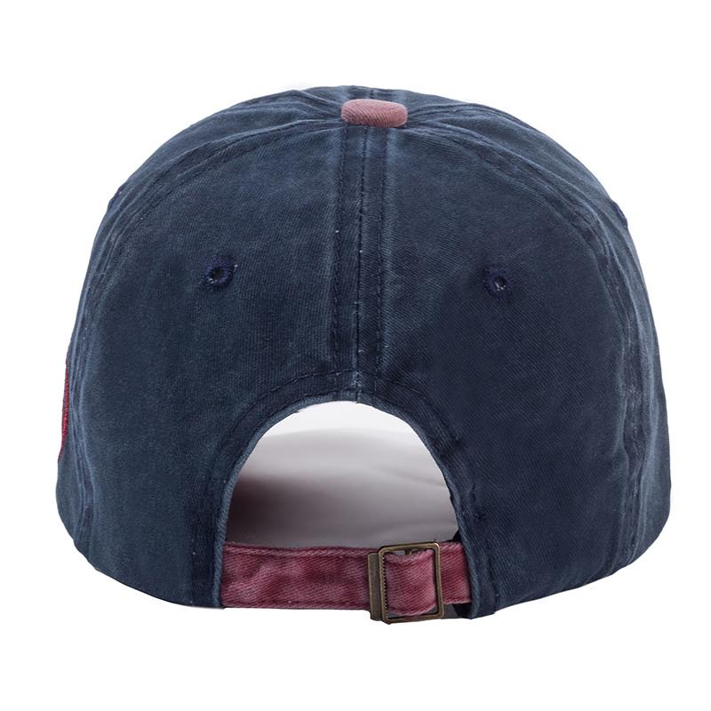 Unisex Washed Cotton Vintage Cap Maple Leaf Embroidery Baseball Caps Men Women Outdoor Sports Hat