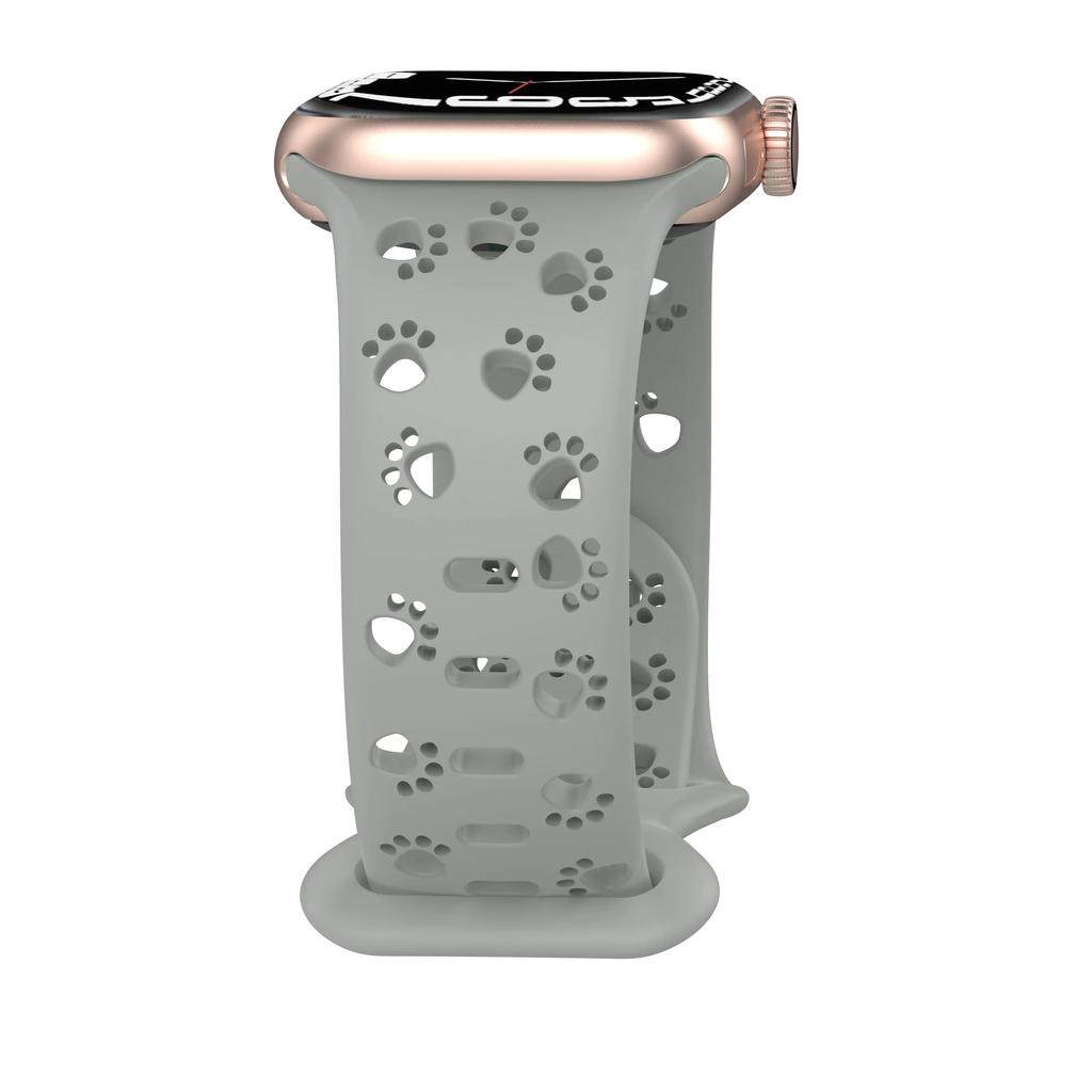 Watchband Dog Paw Silicone Strap for Apple Watch Band 44mm 41mm 42mm 40mm 49 45 38 Correa Bracelet iWatch Series Ultra 2/9/8/7/6/5/4/3/SE