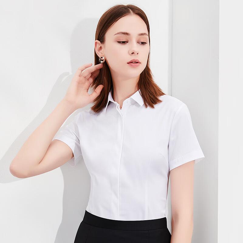 Women s Bamboo Fiber Short-Sleeve Professional Shirt 36