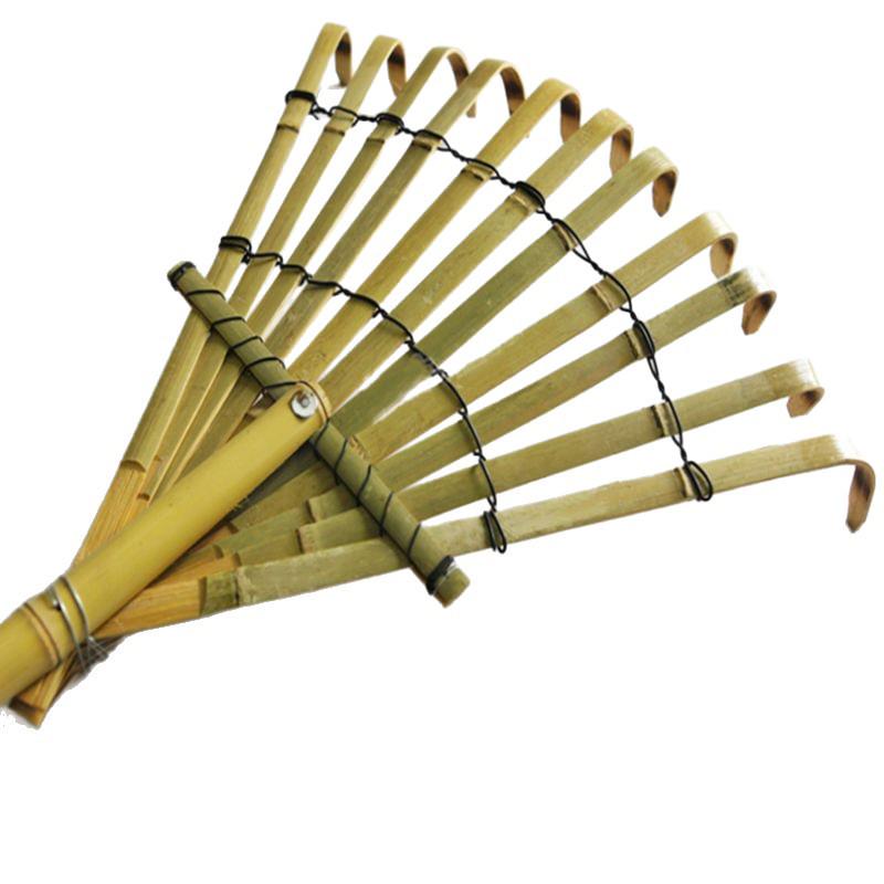 Large Bamboo Leaf Bear Hand Rake – Gardening Tool for Export to Japan, Europe, and America