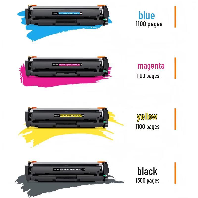 Deli CF510A-CF513A Compatible Laser Toner Cartridge Set