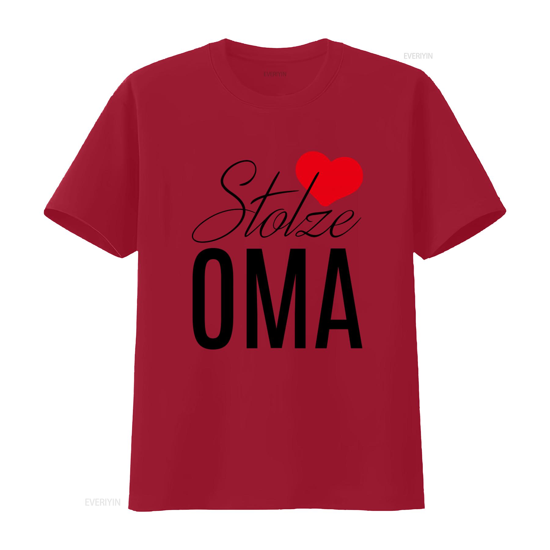 

Stolze Oma Herz Geschenk Für Großmutter Damen T Shirt Stylish and Heartfelt Design for Grandmothers vintage Washed Casual S