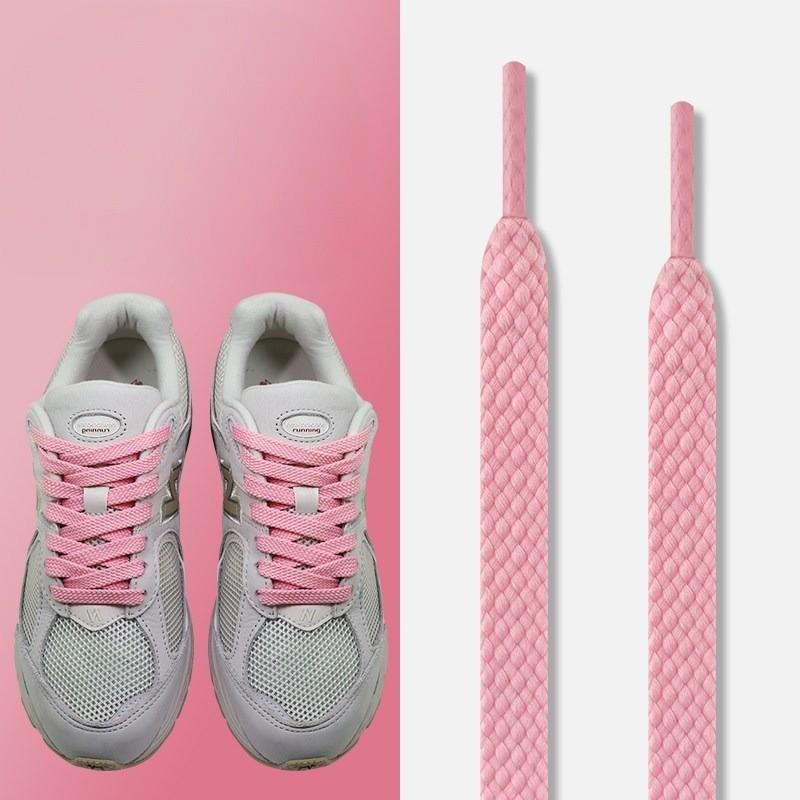 NEW Flat Shoelaces Classic Shoe Laces Off Sneaker Solid Neutral Color Replacement Shoe Strings Suitable for Sneakers Dad Shoes