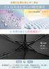 Foldable Easy to Fold UV Rain or Automatic Complete Sun Heat x Quick-to-Fold Umbrella Parasol, Ultra-lightweight, (225g), 100% Protection, Shine,
