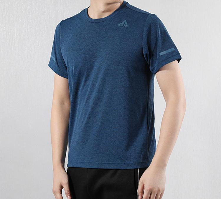 adidas Set-in Sleeve T-Shirt Men's Blue EI6391