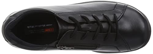 Asahi Medical Walk Women's Walking Shoes WK L001 Black, Size 23.5 Cm, 4E