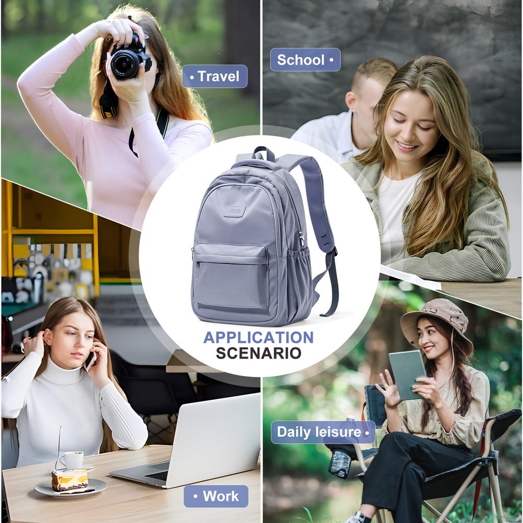 15,6palcový batoh na notebook pro ženy muže volnočasový dojíždějící batoh, studentský klasický školní batoh pro chlapce dívky dětský batoh